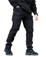Тактичні штани Maximus Softshell з флісовою підкладкою Чорний - Зображення 2