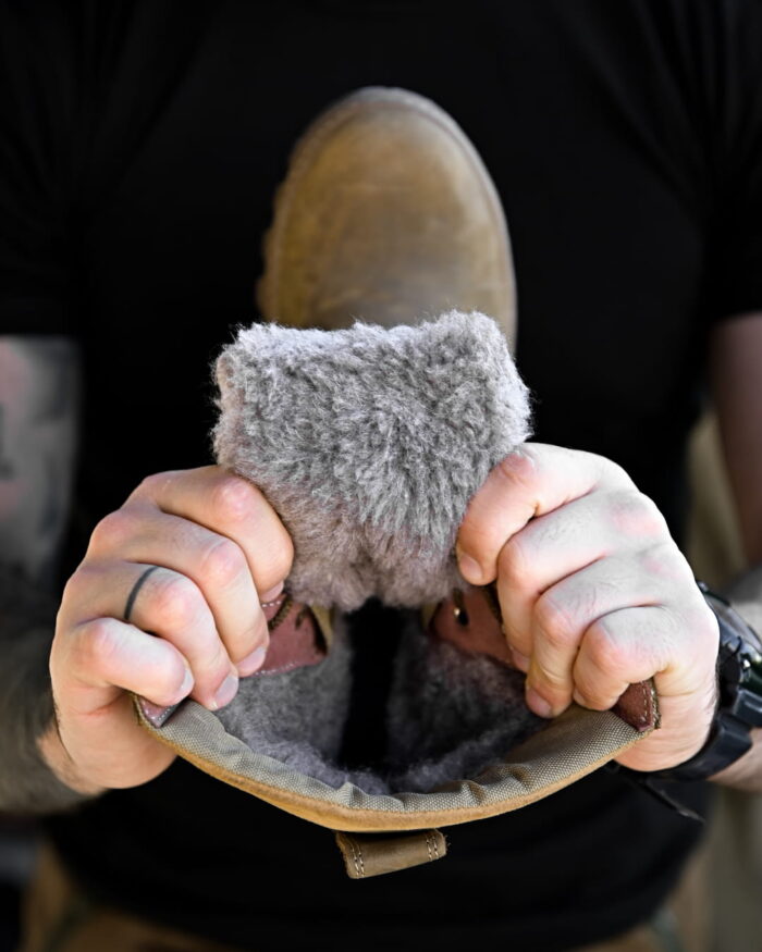 Тактичні черевики All-Terrain Winter з натурального нубуку та хутра - Зображення 3