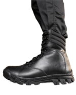 Черевики тактичні зимові з натуральної шкіри Typhoon Black