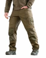 Тактичні штани Yinren 4.0 ріп-стоп з посиленими зонами Оливковий