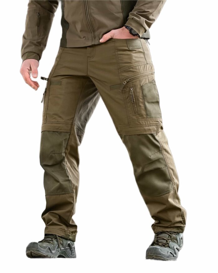 Тактичні штани Yinren 4.0 ріп-стоп з посиленими зонами Оливковий - Зображення 1