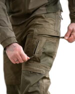 Тактичні штани Yinren 4.0 ріп-стоп з посиленими зонами Оливковий - Зображення 5
