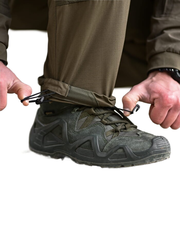 Тактичні штани Yinren 4.0 ріп-стоп з посиленими зонами Оливковий - Зображення 8