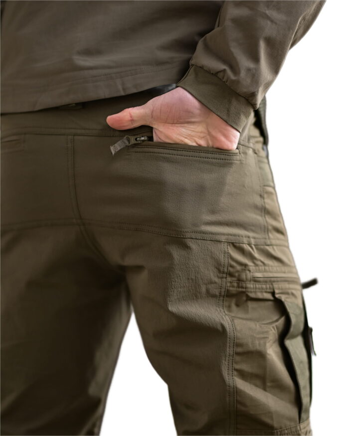 Тактичні штани Yinren 4.0 ріп-стоп з посиленими зонами Оливковий - Зображення 9