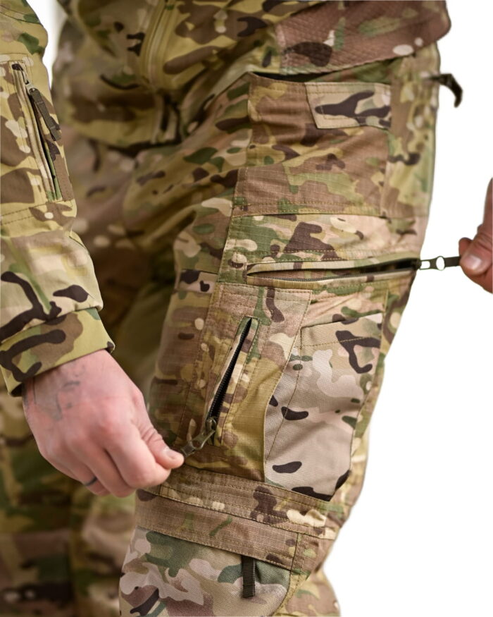 Тактичні штани Yinren 4.0 ріп-стоп з посиленими зонами Мультикам - Зображення 2