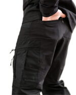 Тактичні штани Yinren 4.0 ріп-стоп з посиленими зонами Чорний - Зображення 6