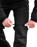 Тактичні штани Yinren 4.0 ріп-стоп з посиленими зонами Чорний - Зображення 7