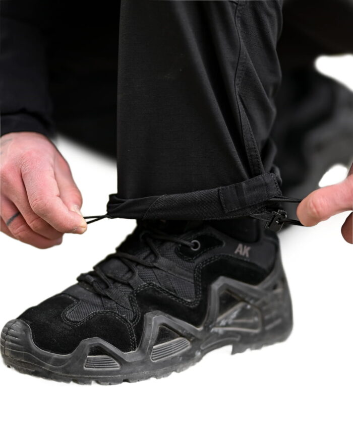 Тактичні штани Yinren 4.0 ріп-стоп з посиленими зонами Чорний - Зображення 8