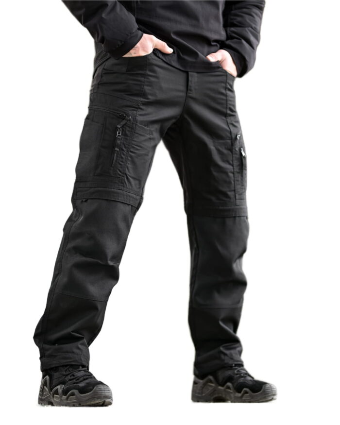 Тактичні штани Yinren 4.0 ріп-стоп з посиленими зонами Чорний - Зображення 10