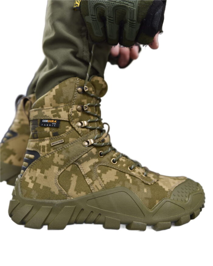 Тактичні черевики Alpine Crown Military Predator піксель - Зображення 1