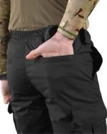 Тактичні штани джогери KMC Чорні - Зображення 6