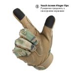 Тактичні рукавиці OZERO Outdoor Hunting Gloves, MultiCam, - Зображення 4