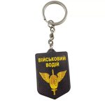 Брелок гумовий Військовий водій, Black