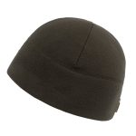 Шапка флісова Без Відвороту З Тризубом, Dark olive, - Зображення 5