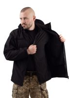 Куртка Vik-Tailor з флісовою кофтою Softshell, Black, 46 - Зображення 7