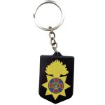 Брелок гумовий Нац гвардія України, Black
