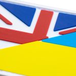 ПВХ Патч "Прапор Україна/Британія" 3.8x7 см Кольоровий - Зображення 3