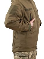 Куртка Vik-Tailor з флісовою кофтою Softshell, Olive, 46 - Зображення 5