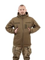 Куртка Vik-Tailor з флісовою кофтою Softshell, Olive, 46 - Зображення 3
