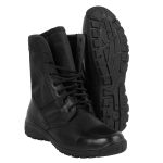 Берці літні ПУ зі вставками ХБ, Black, 37 - Зображення 6