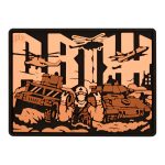 ПВХ Патч "ДВІЖ" на липучці, Coyote