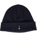 Шапка в'язана на флісі з відворотом, Navy Blue - Зображення 2
