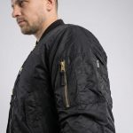 Куртка бомбер Vik-Tailor льотна, Black, - Зображення 6