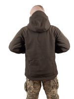 Куртка Vik-Tailor з флісовою кофтою Softshell, Dark olive, 44 - Зображення 4