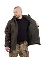 Куртка Vik-Tailor з флісовою кофтою Softshell, Dark olive, 44 - Зображення 7