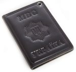 Обкладинка для посвідчення працівників МВС (книжка), Black