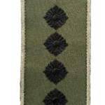 Погон нагрудний на липучці Капітан, Dark olive