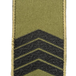 Погон нагрудний на липучці Старший Сержант, Olive