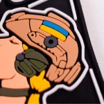 ПВХ Патч "Дівчина-піка" блонд 7.5x9 см Morale Patch, Black - Зображення 3