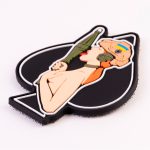 ПВХ Патч "Дівчина-піка" руда 7.5x9 см Morale Patch - Зображення 2
