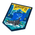 ПВХ Патч "Дніпро" на липучці 7.5x6 см - Зображення 2