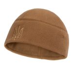 Шапка флісова Vik-Tailor без відвороту, Coyote, - Зображення 7
