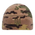 Шапка флісова з тризубом Vik-Tailor, MultiCam,