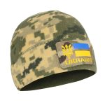 Шапка флісова Vik-Tailor з липучками Velcro MM-14 (піксель ЗСУ), Піксель - Зображення 3