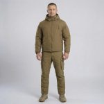 Штани зимові Vik-Tailor мембранні на резинці, Coyote, 48