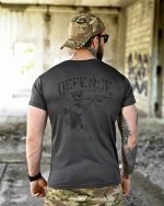 Тактична футболка BORN OF WAR Defense Сіра