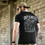 Тактична футболка BORN OF WAR Defense Чорна