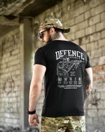 Тактична футболка BORN OF WAR Defense Чорна
