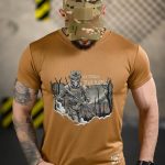 Тактична футболка Born of War «Посадка» Coolmax Coyot