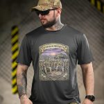 Тактична футболка Born of War «Молодість» Coolmax Grey