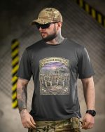 Тактична футболка Born of War «Молодість» Coolmax Grey