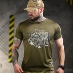 Тактична футболка Born of War «Посадка» Coolmax Oliva