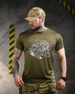Тактична футболка Born of War «Посадка» Coolmax Oliva