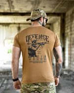 Тактична футболка BORN OF WAR Defense Койот