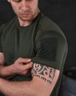 Тактична футболка потовідвідна oliva dexter ВТ6706 - Зображення 7