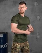 Футболка паровідвідна олива animal РН7546 - Зображення 3